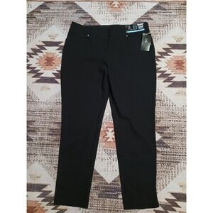 PGA TOUR Womens Golf Pants Black Caviar Stretch Pull On XXL PVBF7011DS